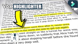 How to Create Vox Highlighter Effect in Filmora X | How to Highlight Text | Filmora X Tutorial