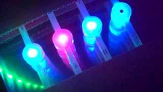 Binary Clock Built Inside Infinity Mirror