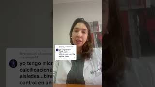 La Dra Priscila Holub nos habla sobre las microcalcificaciones mamarias #cimamastologia Tengo Calcificaciones Dudosas En La Mama