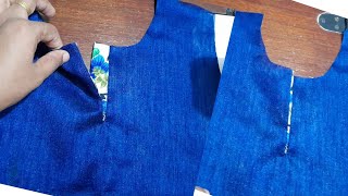 Easy way to sew perfect placket /sewing tips and tricks #shorts #