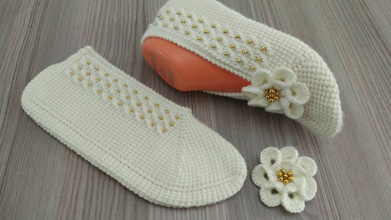 İrem Modeli Patik Yapılışı/Tunus İşi İncili Gelin Patiği