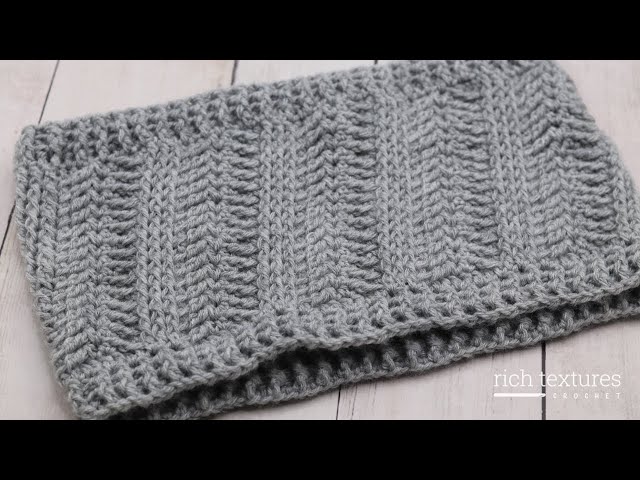 Golden Cowl Crochet Pattern