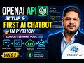 OpenAI API Setup & First AI Chatbot in Python | Gemini + Grok AI Integration | Complete Beginner Gui