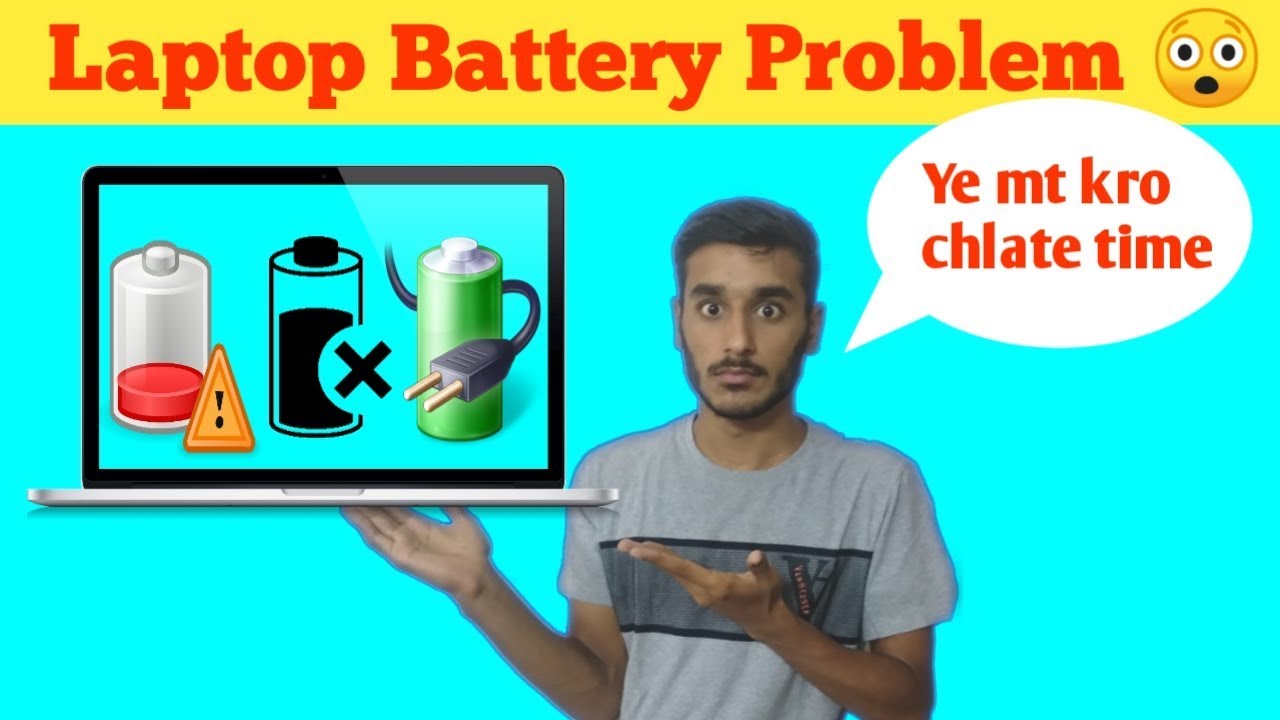 3 Mistakes Laptop Battery Draining Fast Fix Now in Hindi   Laptop Battery Charging Tip