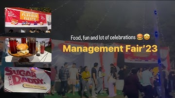 BML MUNJAL UNIVERSITY | MANAGEMENT FAIR | FUN WITH FOOD VLOG😂🔥