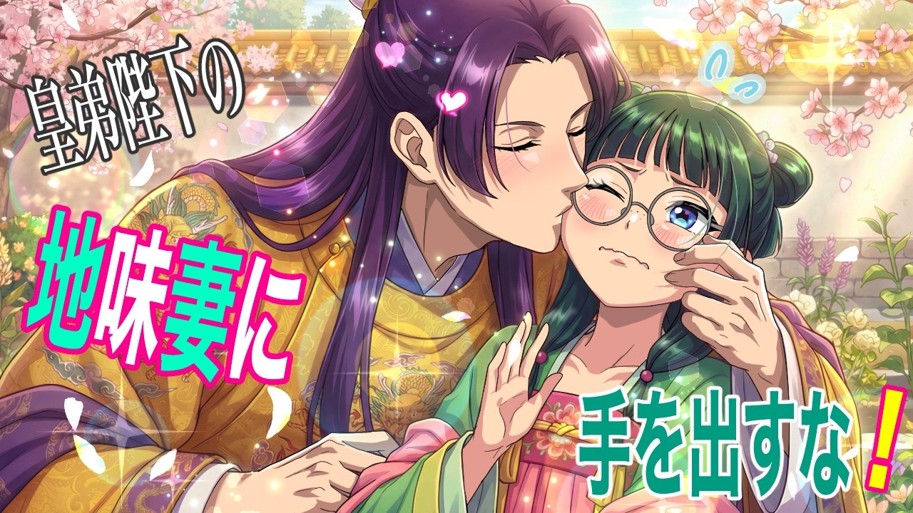 【薬屋のひとりごと】地味妻の秘密！そばかす醜女下女が宝玉の原石だった様で、皇弟に溺愛されています！【アニメ】【じんまお】