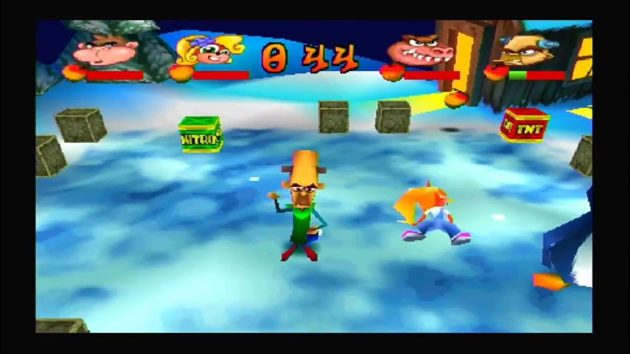 Crash Bash GamePlay (PS1) YouTube