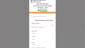How to download jee mains 2024 session 1st exam city slip|jee main 2024 exam city slips out now #jee