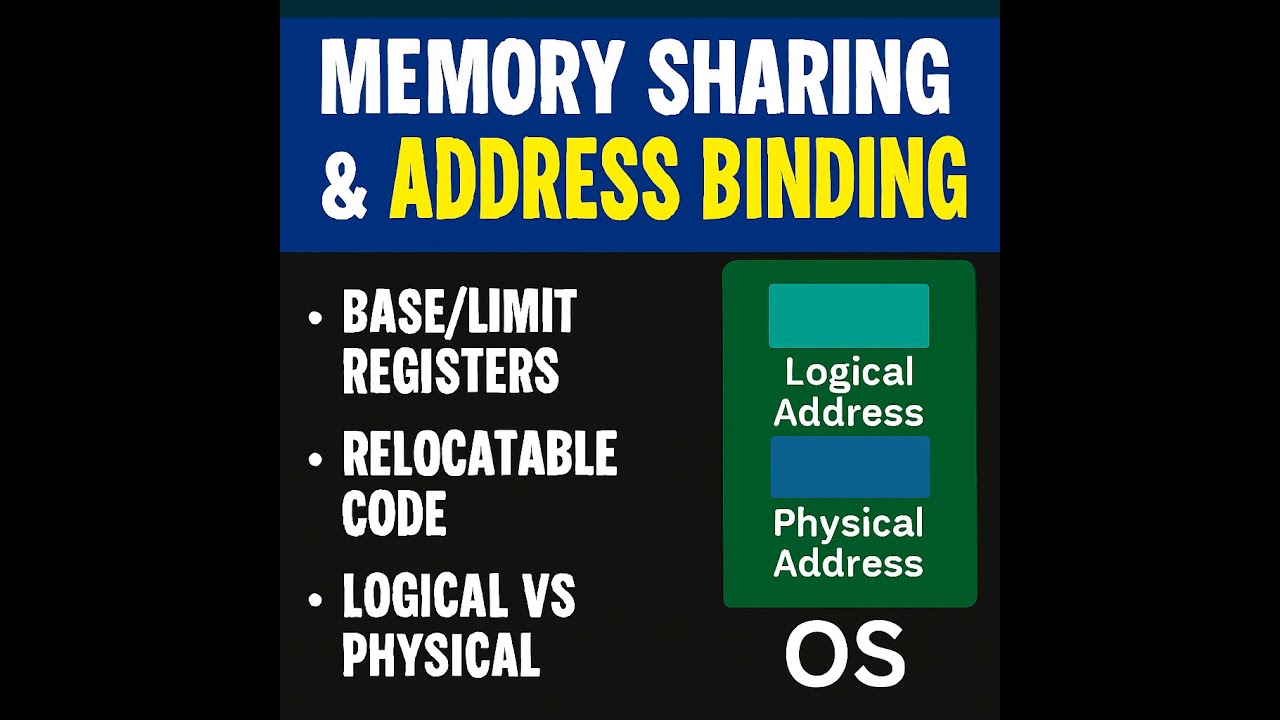OS I CSCI 4120|F25-W13D2|Address Binding|Memory protection|Relocatable ...