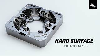 Como crear piezas mecánicas dentro de Rhino || Hard Surface