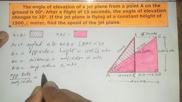 Applications of Trigonometry (ch. 12.2 sum no.9 )