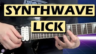 Quick Guitar Lick To Impress: Modern Synthwave Style Tutorial