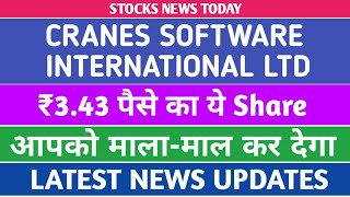 Cranes Software International Ltd Share News Today | Cranes Software Share Analysis screenshot 4