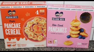 Belgian Boys: Maple Pancake Cereal & Bite-Sized Pancakes Review