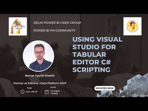 Using Visual Studio for Tabular Editor C# scripting | DPBIUG AUG 2023