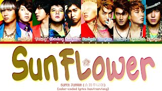 Super Junior (슈퍼주니어) – Sunflower (해바라기) Color-Coded Lyrics/가사 HAN/ROM/ENG