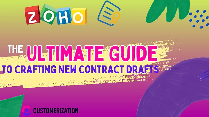 The Ultimate Guide to Crafting New Contract Drafts | Zoho Contracts 2023