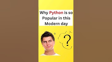 Why Python is so 😱😱Popular in this Modern day ?