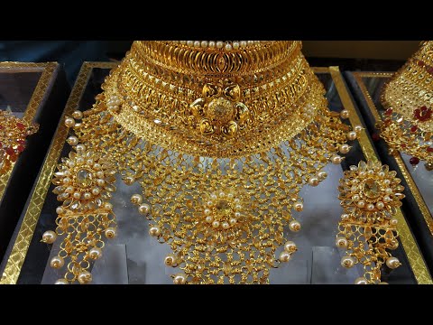 গোল্ড প্লেটেড সুন্দর ডিজাইনার ঝরোয়া সেট কালেকশন কিনুন/Gold plated designer joroya Nackpec.