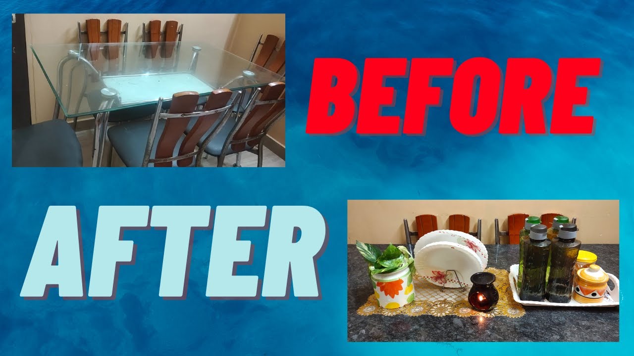 How to Organize our Dinning Table with Simple decor things Dinning