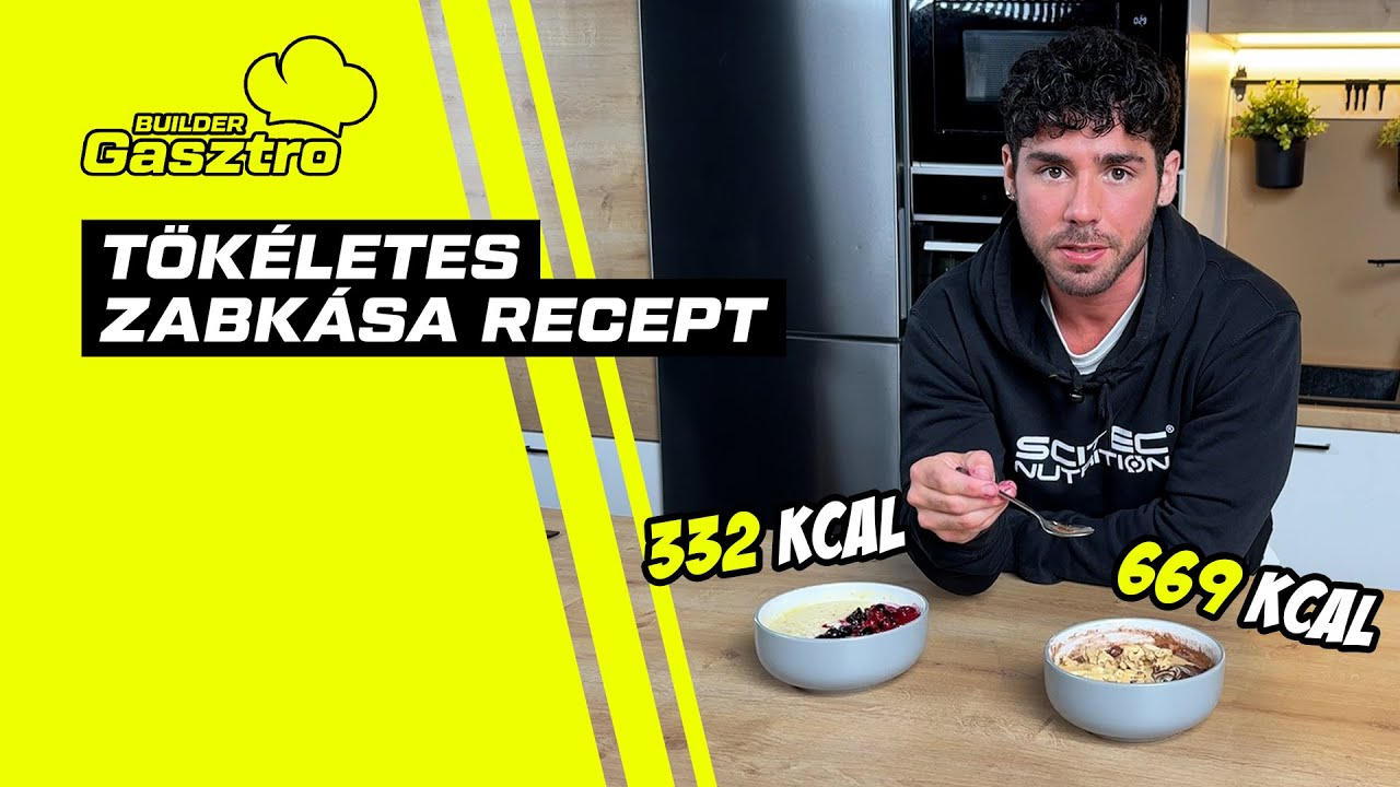 Tökéletes zabkása recept tömegeléshez és szálkásításhoz!💪🍫🍌
