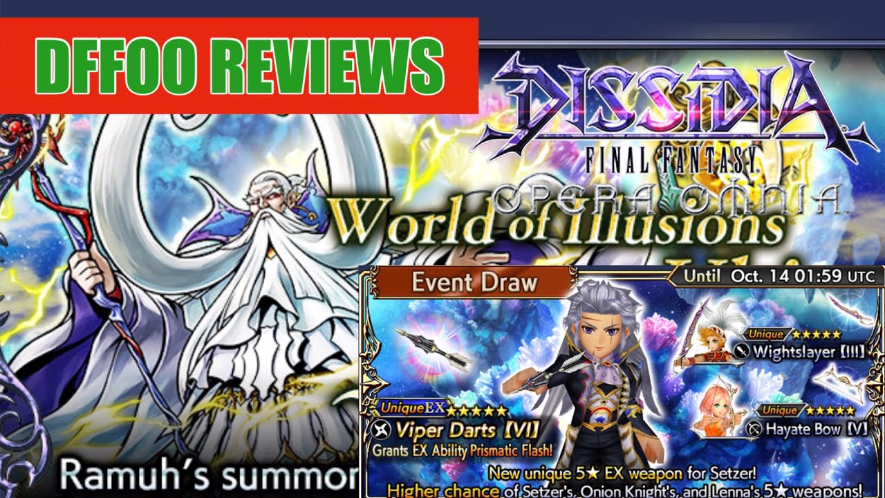 SETZER EX | RAMUH ULTIMATE TRIAL | DFFOO Dissidia Final Fantasy Opera ...