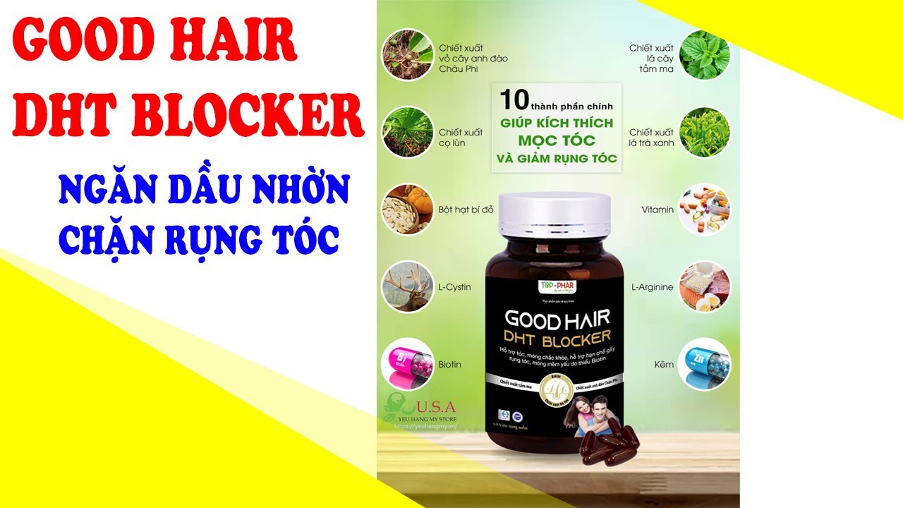 Viên uống kích thích mọc tóc GoodHair DHT Blocker