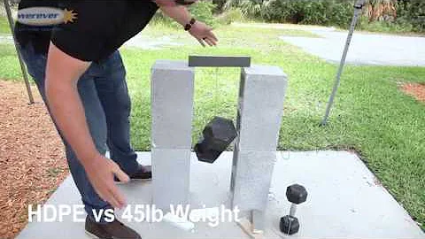 HDPE vs PVC vs Foam Resin Thread Pull Test