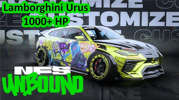 Need For Speed Unbound - Lamborghini Urus 2017 Customization