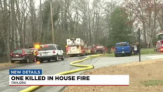 Woman killed in Upstate house fire