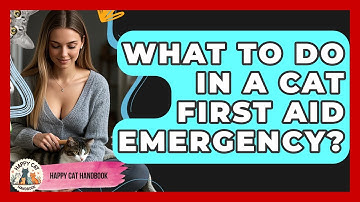 What To Do In A Cat First Aid Emergency? - Happy Cat Handbook