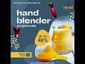 Hand blender up to 40 less