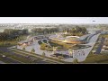 Строительство площади с водопадом и экстрим-парком в Кошелев-Парке/ 30 июля 2022 / г.Самара / Russia