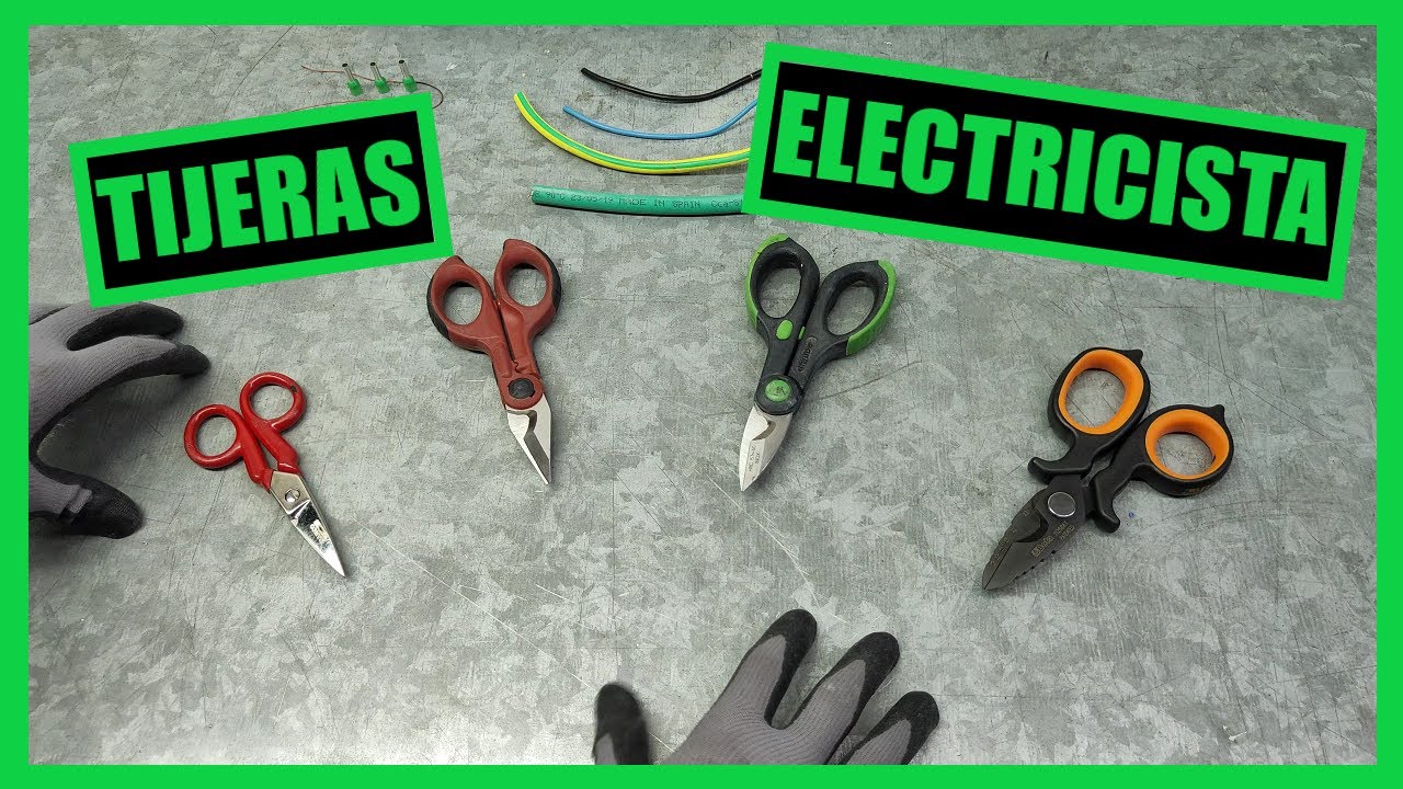 Tijeras profesionales de electricista