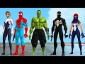 Team Spider-Man vs Team Evil vs Joker vs Hulk vs Spider-Man 2 | Rescue Superhero Spider-Man-Gwen