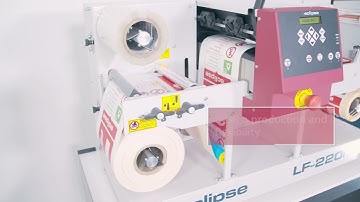 The brand new High speed digital label finishing machine the Eclipse LF220hs