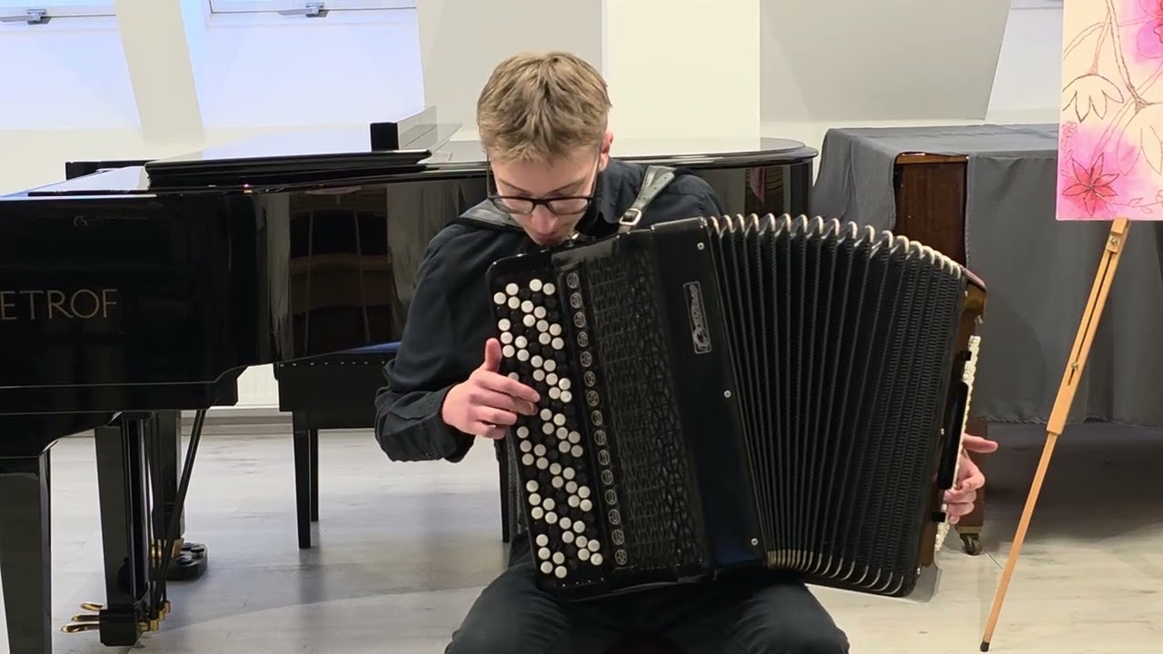 Ukážka akordeónu - Z koncertu študentov  Konzervatória J.L.Bellu Banská Bystrica 
