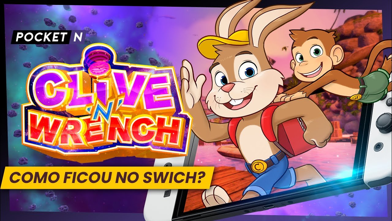 Clive 'N' Wrench no Nintendo Switch é plataforma 3D ambicioso, mas ...