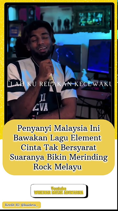 Gila Suaranya! 🔥 Cover Cinta Tak Bersyarat ala Rock Melayu #coverlaguindonesia #penyanyimalaysia