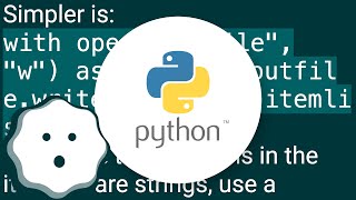 Writing a list to a file with Python, with newlines