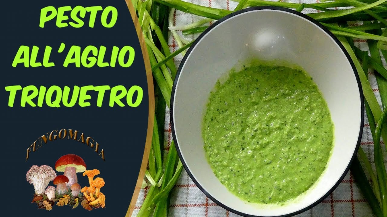 PESTO ALL'AGLIO TRIQUETRO  [sub Eng ]