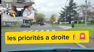 les priorités a droite ⚠️ ce que l'inspecteur attend de toi au permis