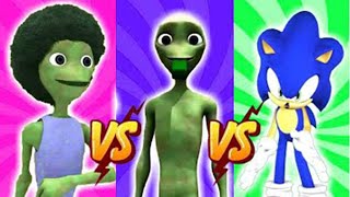 Me Kemaste vs Dame tu cosita vs Sonic - El Chombo, Funny Alien Dance