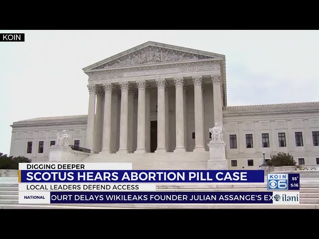 Anggota parlemen Oregon dan pendukung akses pil aborsi angkat bicara di tengah kasus Mahkamah Agung class=