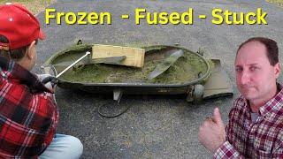 How to Remove a Stuck Lawn Mower Blade (the easy way)