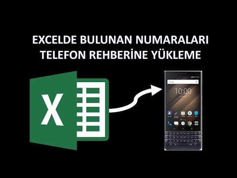 Excelde Bulunan Telefon Numaralarını Telefon Rehberine Aktarma Versiyon 2 hqdefault