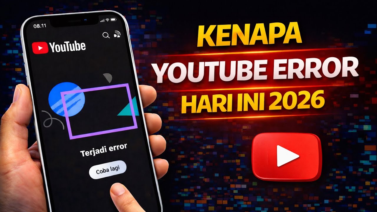 Kenapa YouTube error hari ini 2026? simak videonya ￼￼