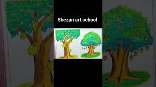 #shorts #easy #tree #drawing