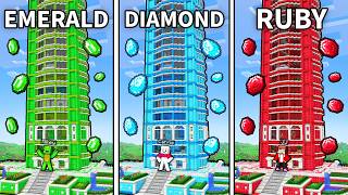 Mikey vs JJ vs Friends ORE SKYSCRAPER Minecraft Battle (Maizen)