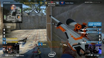 CS:GO NIP vs FAZE FOREST INSANE AWP TRIPLE KILL TO WIN ROUND!! FOREST INSANE AWP